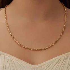 Isabel Bernard Aidee Adaline 14 karaat gouden schakelketting Hot