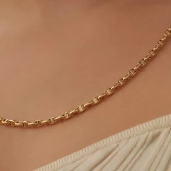Isabel Bernard Aidee Adaline 14 karaat gouden schakelketting Hot