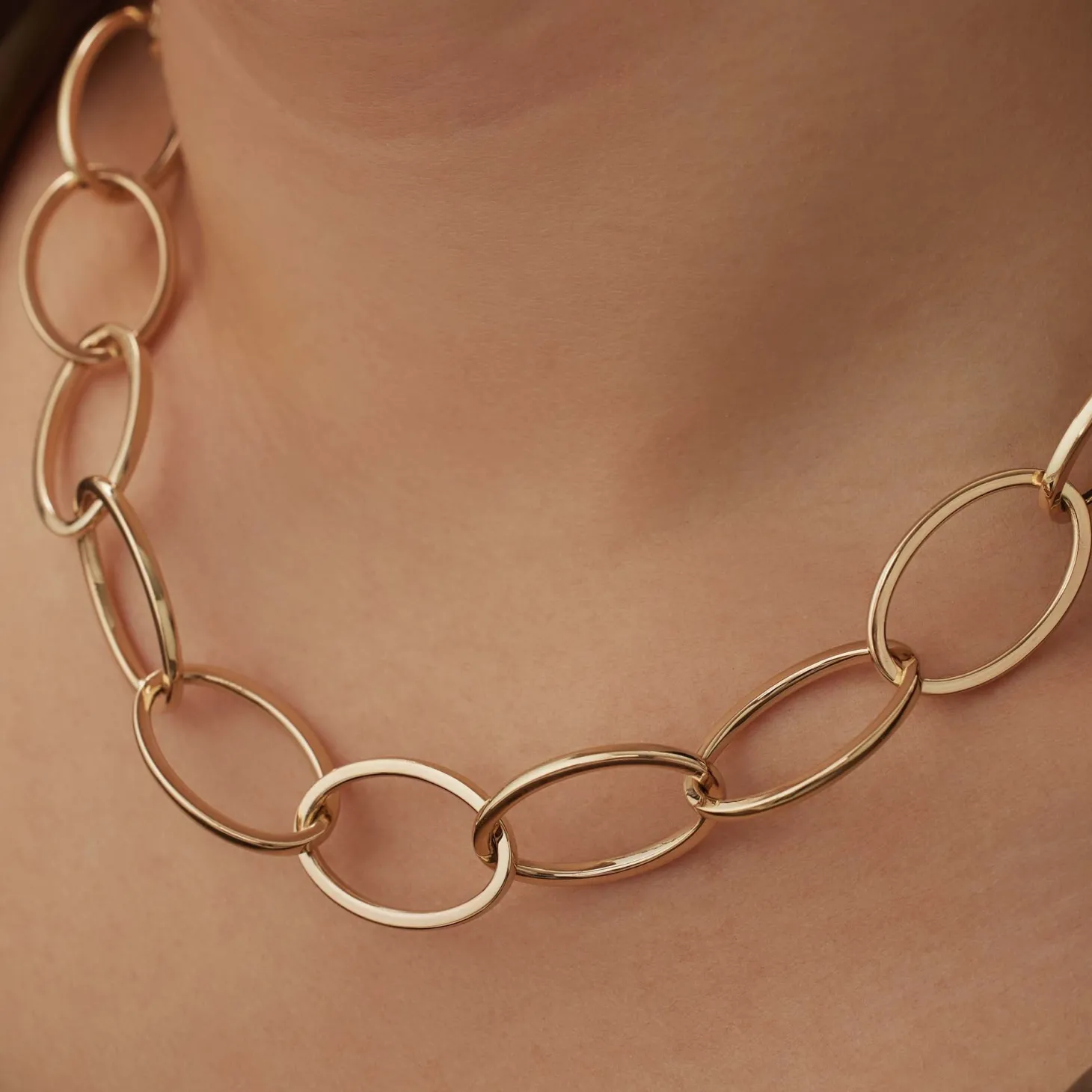 Isabel Bernard Aidee Annette 14 karaat gouden schakelketting Best