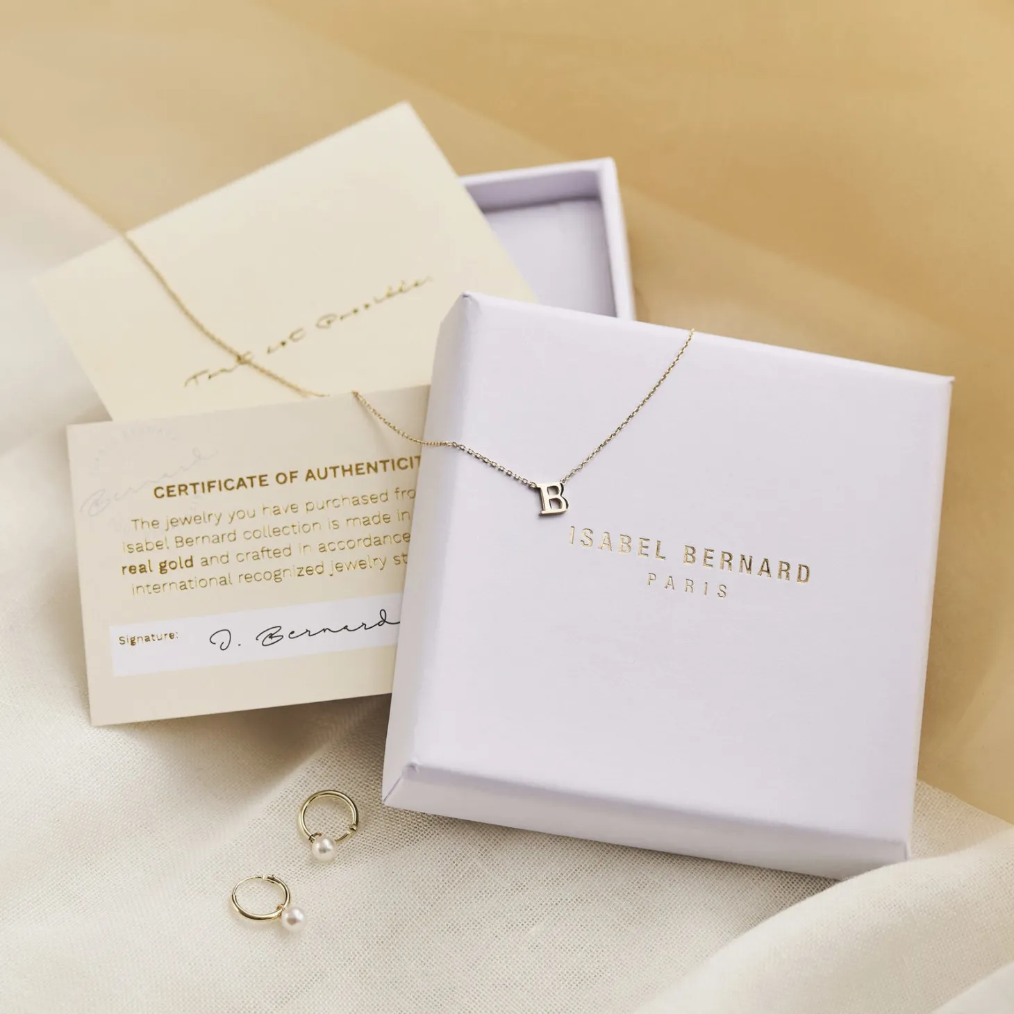 Isabel Bernard Aidee Camille 14 karaat gouden schakelarmband Best Sale