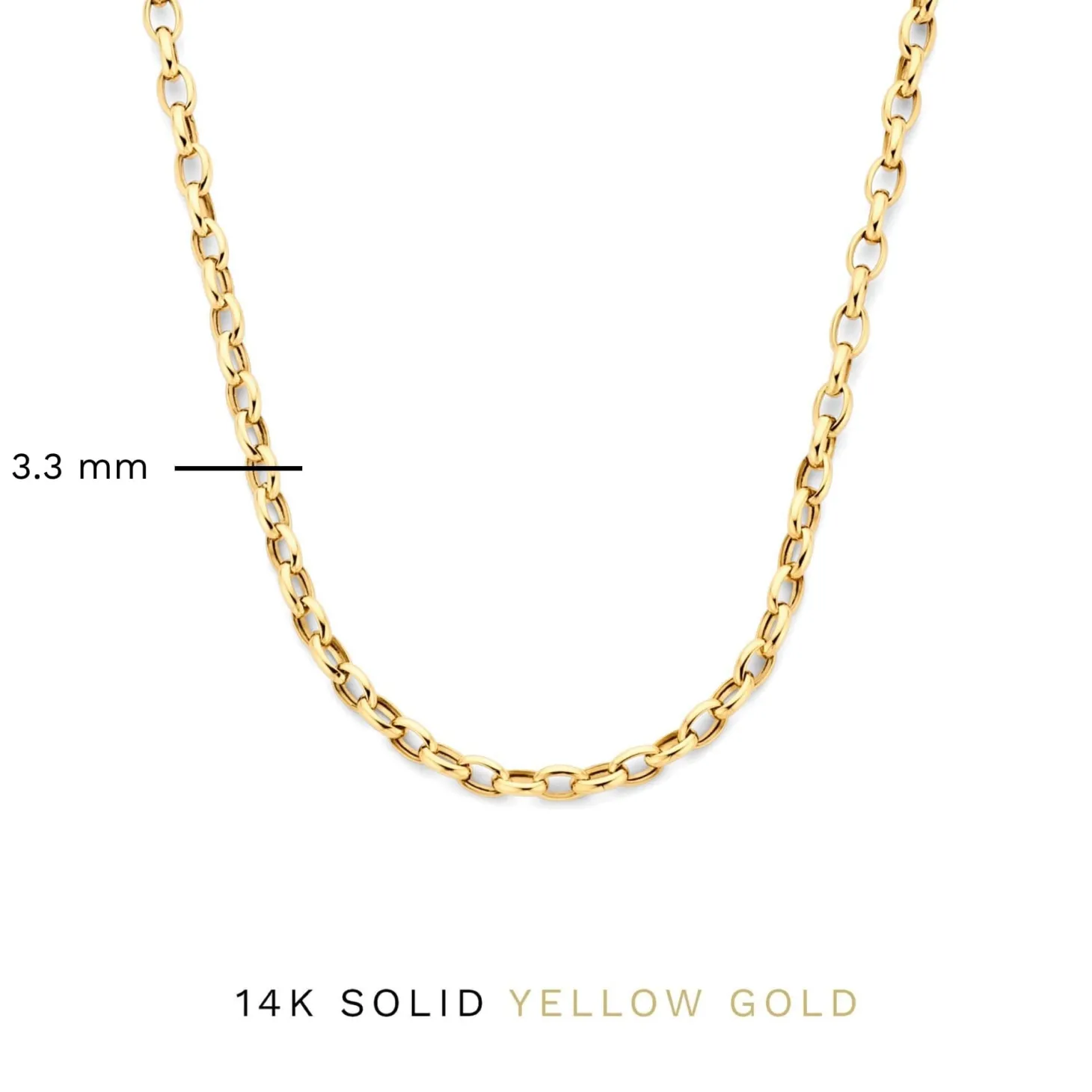 Isabel Bernard Aidee Camille 14 karaat gouden schakelketting Sale