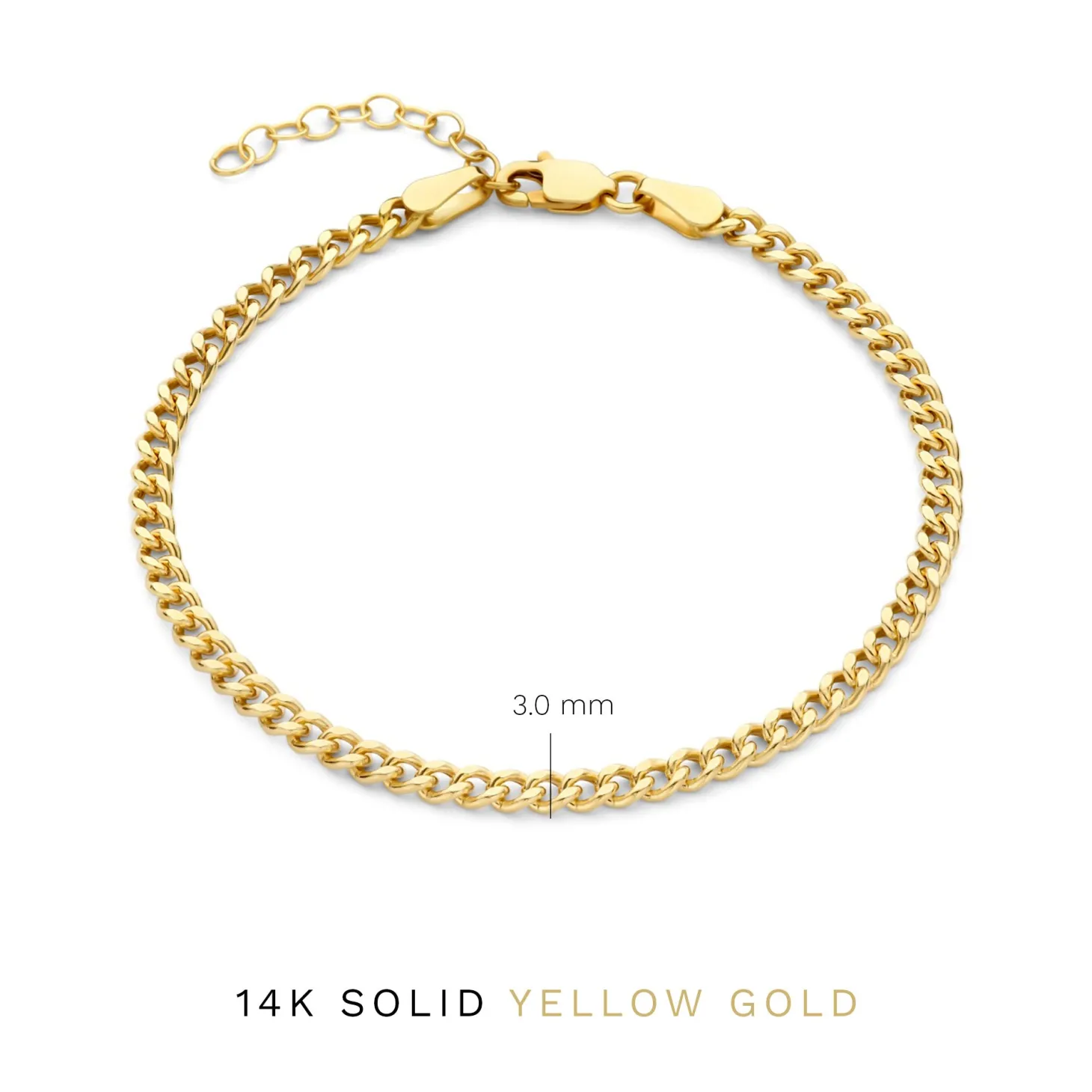 Isabel Bernard Aidee Julee 14 karaat gouden schakelarmband Online
