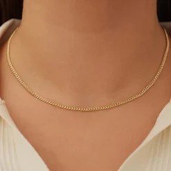 Isabel Bernard Aidee Julee 14 karaat gouden schakelketting Store