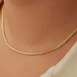 Isabel Bernard Aidee Julee 14 karaat gouden schakelketting Store