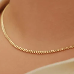 Isabel Bernard Aidee Julee 14 karaat gouden schakelketting Store