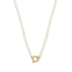 Isabel Bernard Aidee Marissa 14 karaat gouden collier met zoetwaterparels Sale