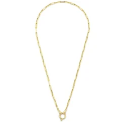 Isabel Bernard Aidee Odile 14 karaat gouden schakelketting Outlet