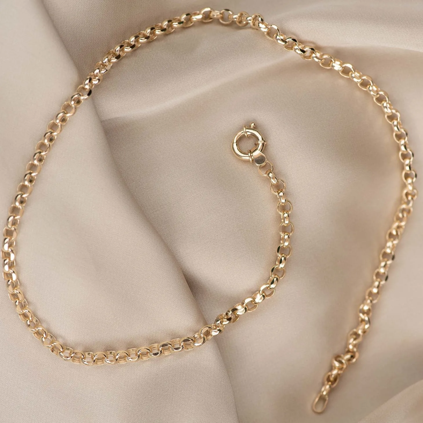 Isabel Bernard Aidee Pauline 14 karaat gouden collier met schakels Sale