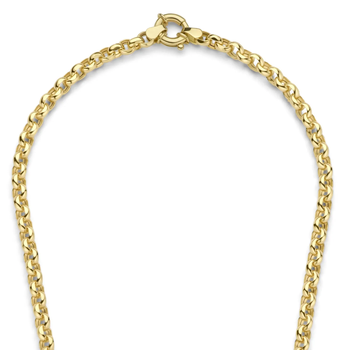 Isabel Bernard Aidee Pauline 14 karaat gouden collier met schakels Sale