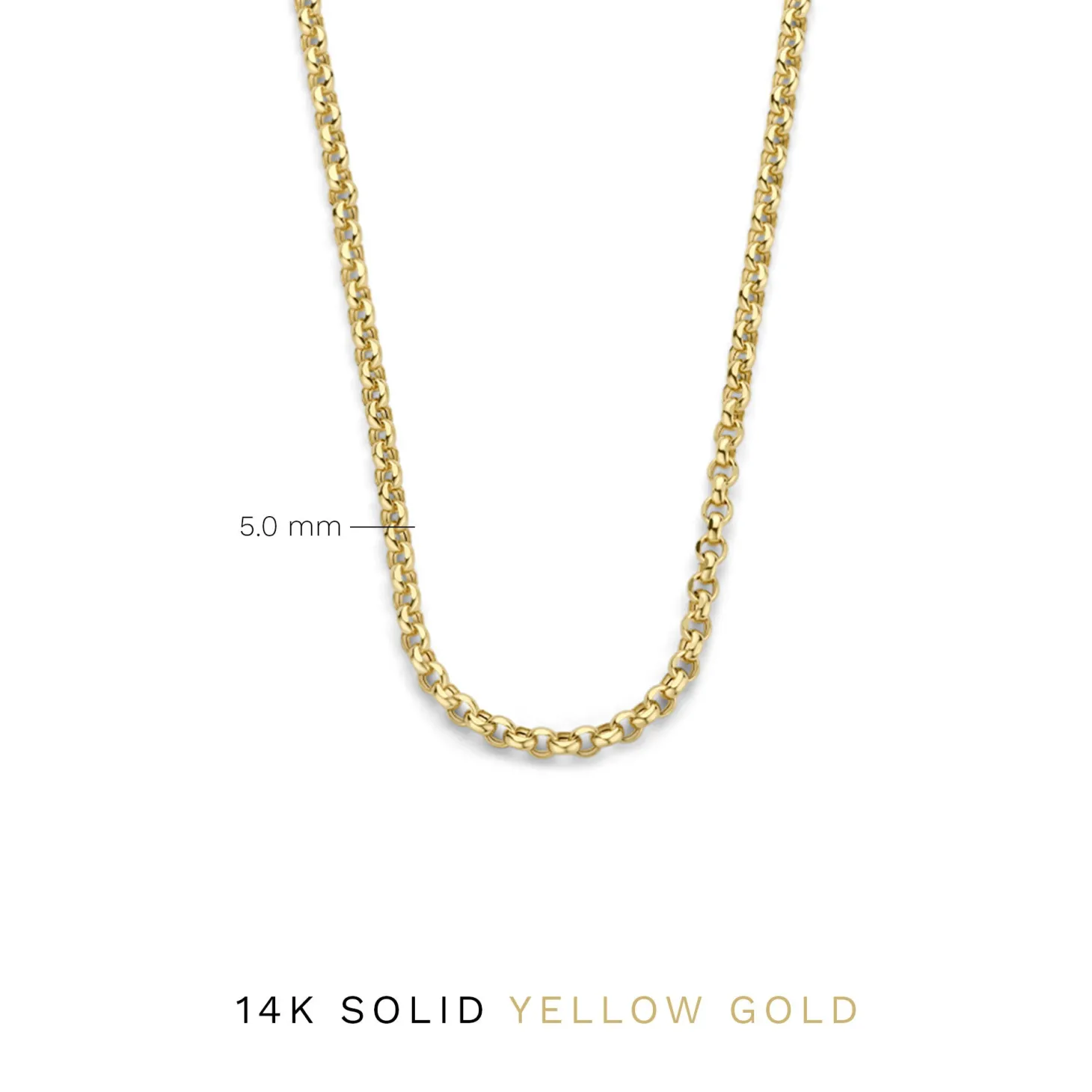Isabel Bernard Aidee Pauline 14 karaat gouden collier met schakels Sale