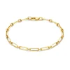 Isabel Bernard Aidee Raissa 14 karaat gouden schakelarmband Clearance