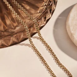 Isabel Bernard Aidee Rosine 14 karaat gouden schakelketting Online