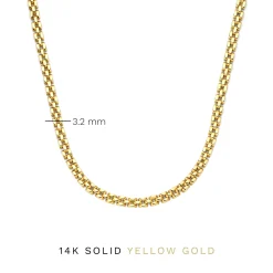 Isabel Bernard Aidee Rosine 14 karaat gouden schakelketting Online