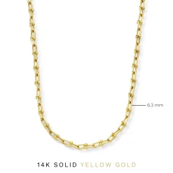 Isabel Bernard Aidee Royale 14 karaat gouden schakelketting Best Sale