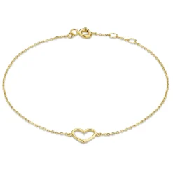 Isabel Bernard Belleville Amore 14 karaat gouden armband met hartje Best Sale