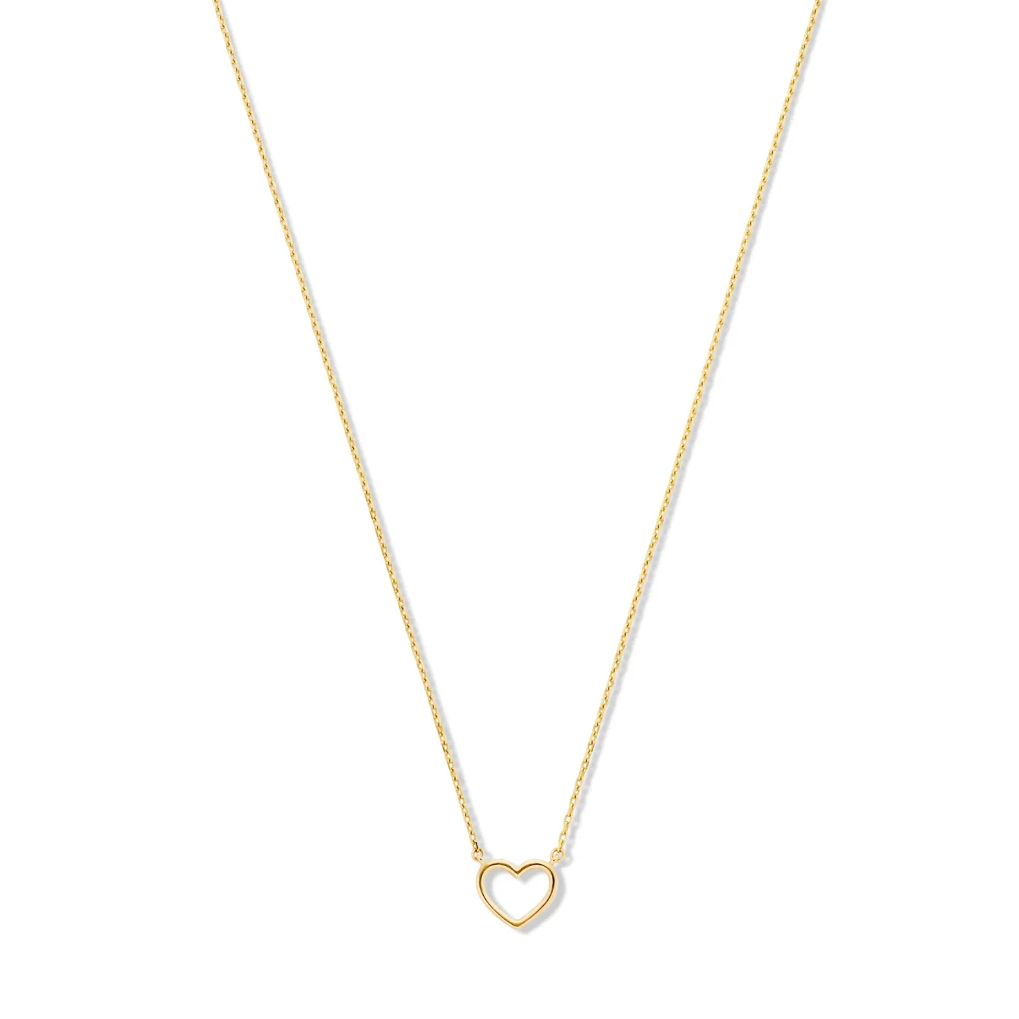 Isabel Bernard Belleville Amore 14 karaat gouden collier met hartje Hot