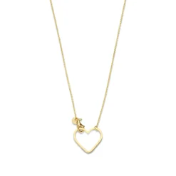 Isabel Bernard Belleville Amore 14 karaat gouden collier met hartje Fashion