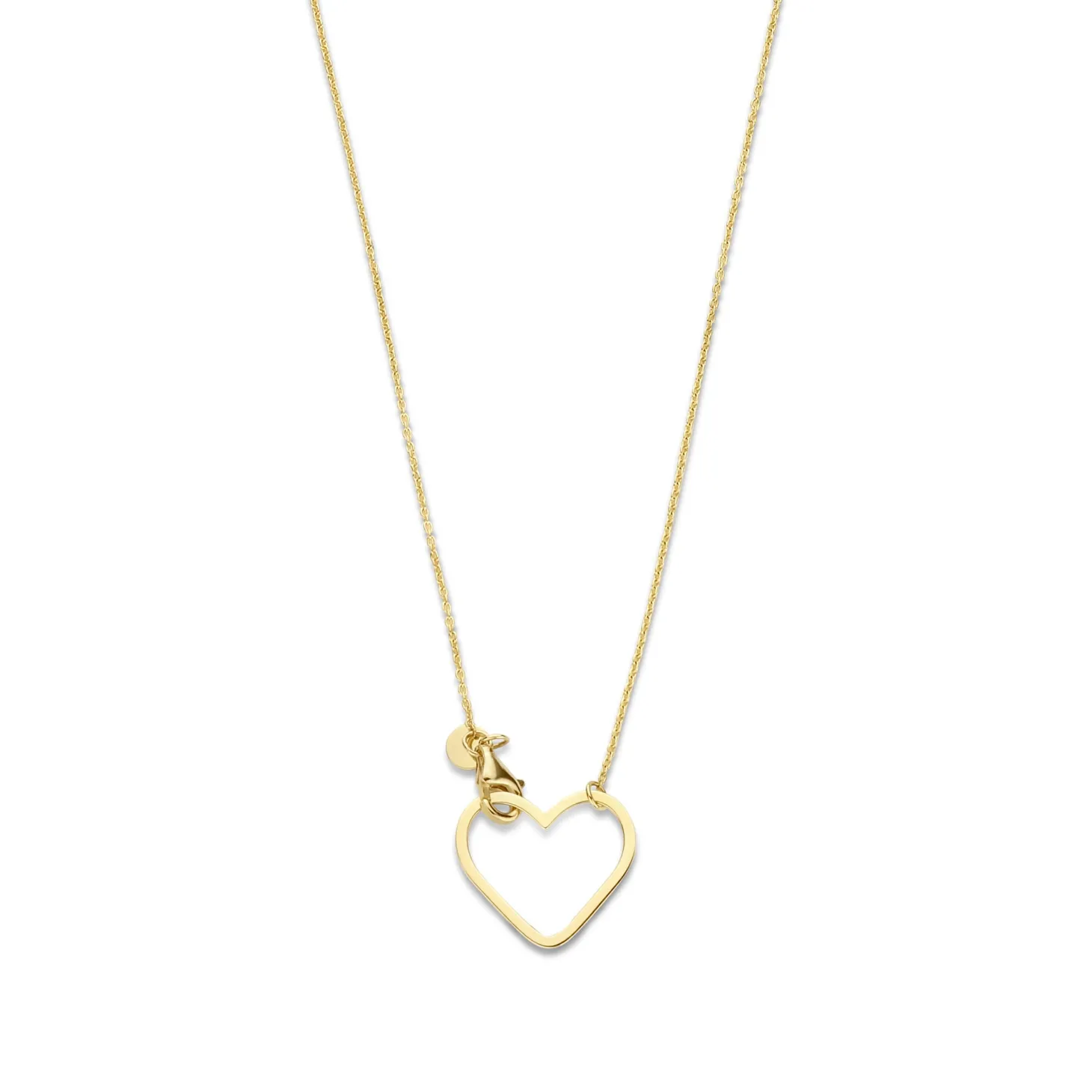Isabel Bernard Belleville Amore 14 karaat gouden collier met hartje Fashion
