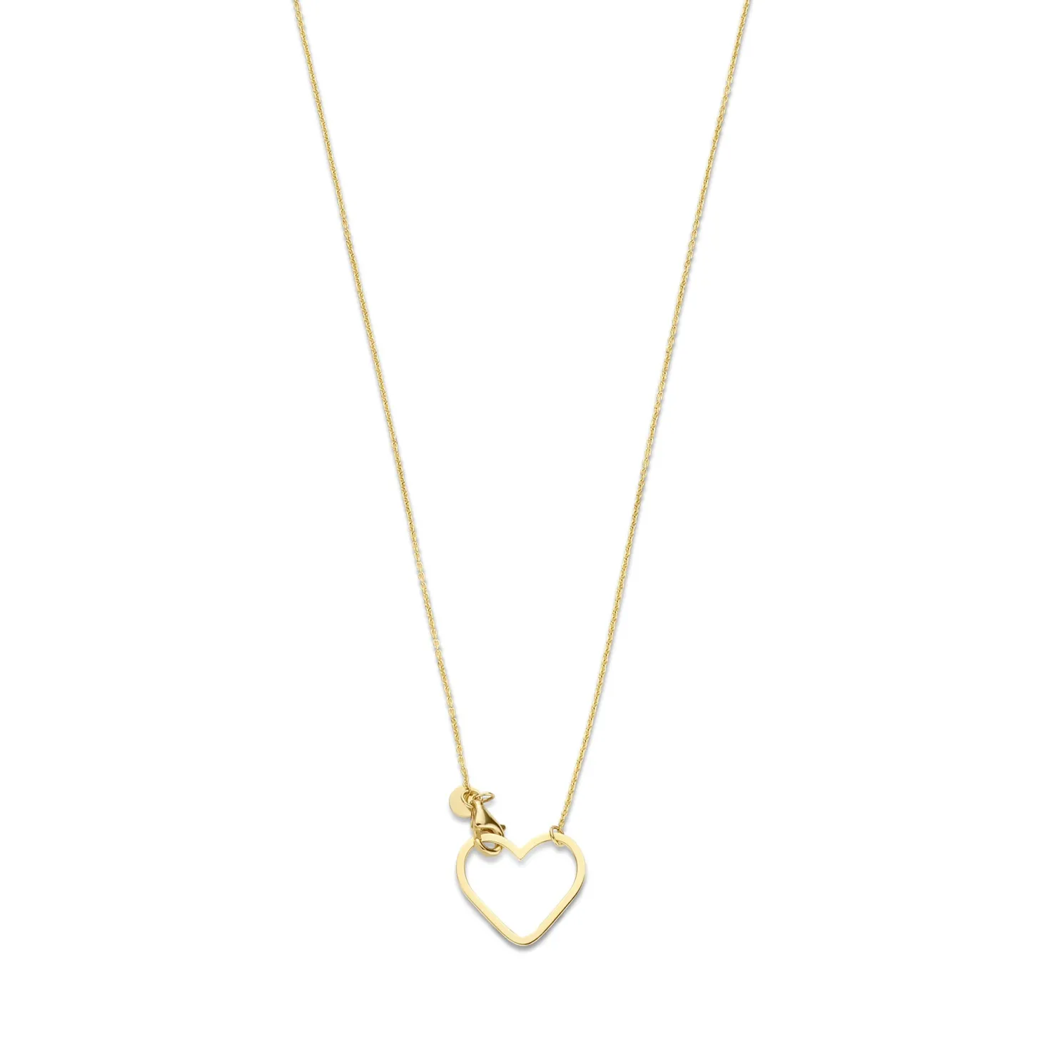 Isabel Bernard Belleville Amore 14 karaat gouden collier met hartje Fashion