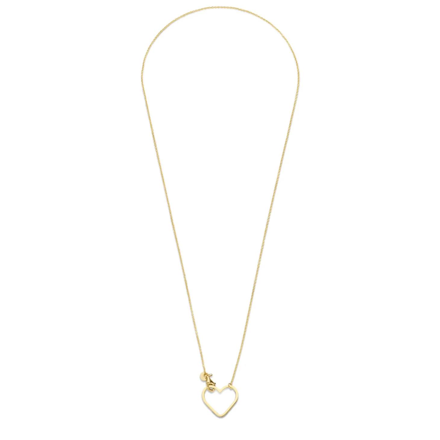Isabel Bernard Belleville Amore 14 karaat gouden collier met hartje Fashion