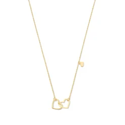 Isabel Bernard Belleville Amore 14 karaat gouden collier met hartje Hot
