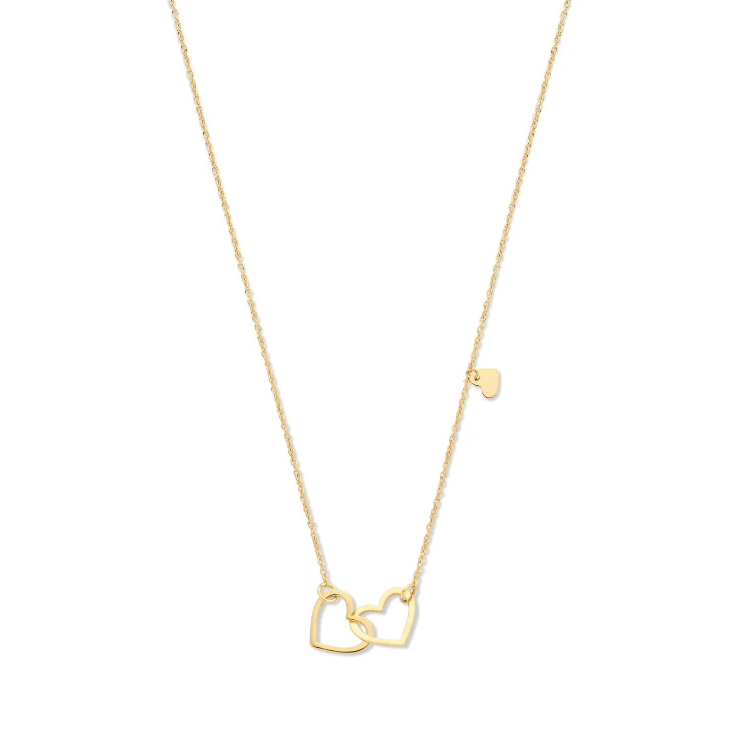Isabel Bernard Belleville Amore 14 karaat gouden collier met hartje Hot