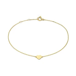 Isabel Bernard Belleville Amore 14 karaat gouden armband met hartje Sale
