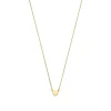 Isabel Bernard Belleville Amore 14 karaat gouden collier met hartje Hot
