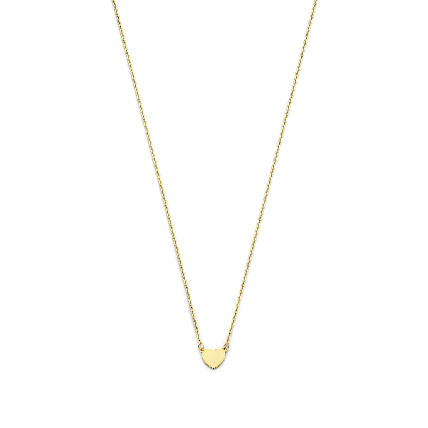 Isabel Bernard Belleville Amore 14 karaat gouden collier met hartje Hot