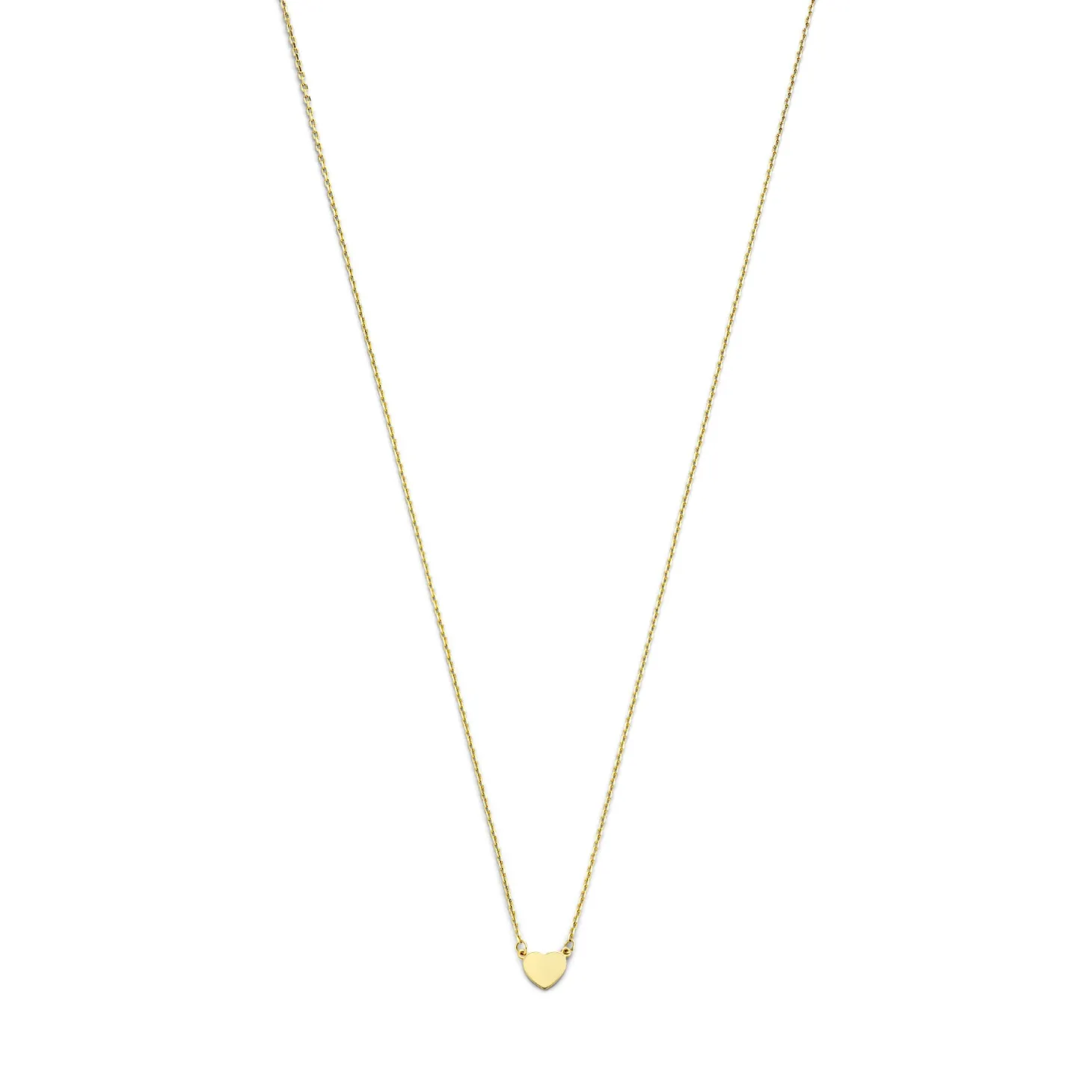 Isabel Bernard Belleville Amore 14 karaat gouden collier met hartje Hot