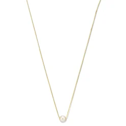 Isabel Bernard Belleville Luna 14 karaat gouden collier met zoetwaterparel Online