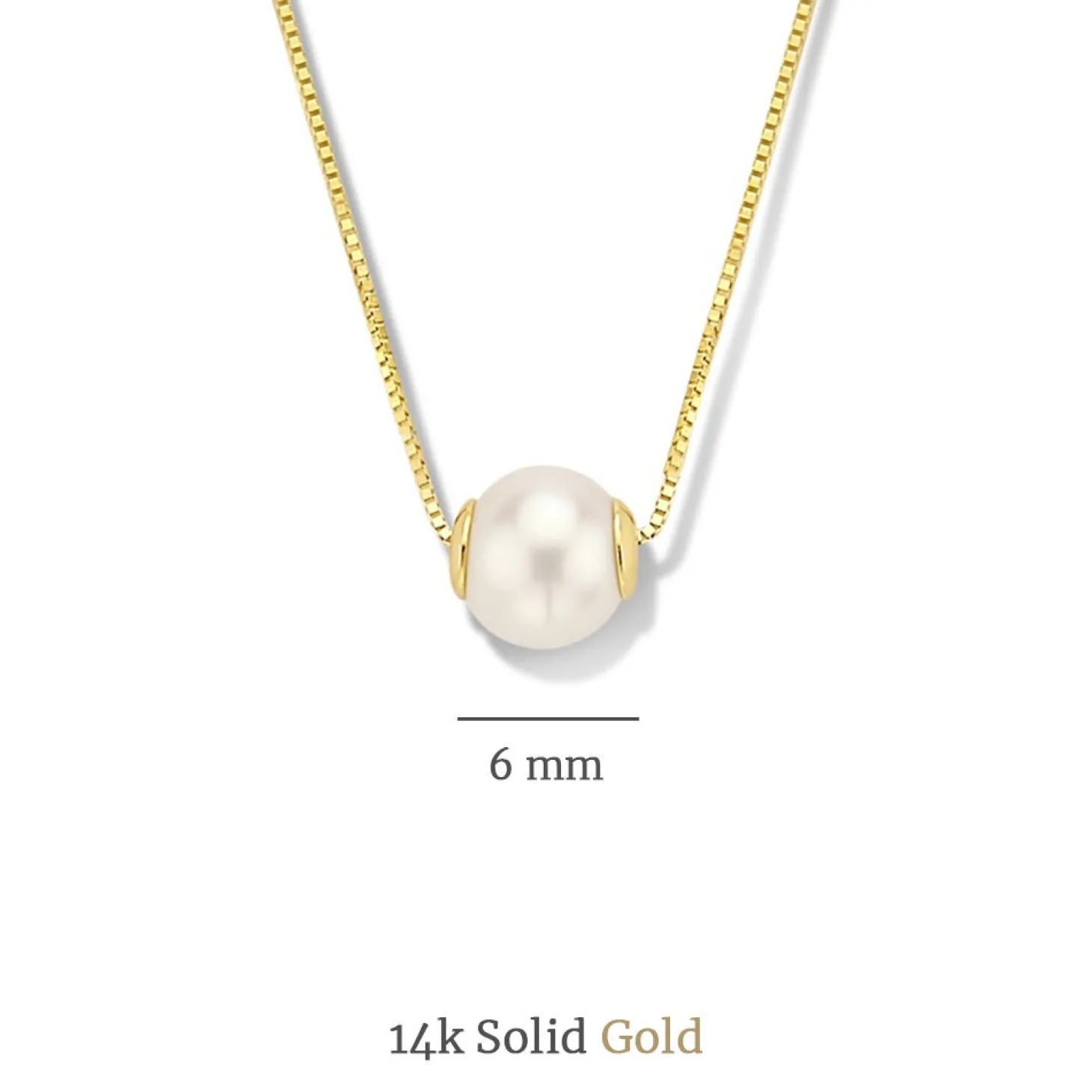 Isabel Bernard Belleville Luna 14 karaat gouden collier met zoetwaterparel Online