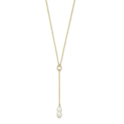 Isabel Bernard Belleville Luna 14 karaat gouden collier met zoetwaterparels Clearance