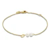 Isabel Bernard Belleville Luna 14 karaat gouden armband met zoetwaterparels Flash Sale