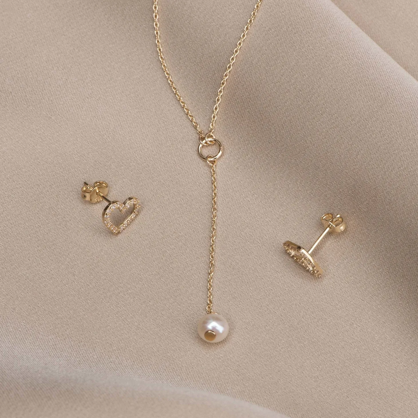 Isabel Bernard Belleville Luna 14 karaat gouden collier met zoetwaterparel Cheap