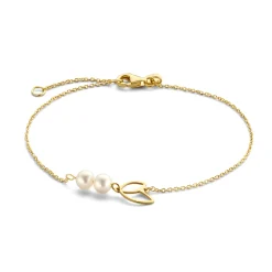 Isabel Bernard Belleville Noémi 14 karaat gouden armband met zoetwaterparels Cheap