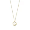 Isabel Bernard Belleville Nova 14 karaat gouden collier met parelmoer Hot