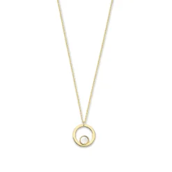Isabel Bernard Belleville Nova 14 karaat gouden collier met parelmoer Hot