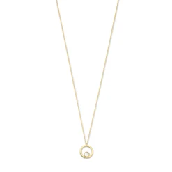 Isabel Bernard Belleville Nova 14 karaat gouden collier met parelmoer Hot