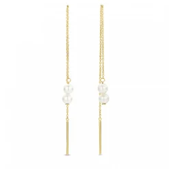 Isabel Bernard Cadeau d'Isabel 14 karaat gouden oorbellen set met zoetwaterparels Discount
