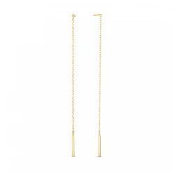 Isabel Bernard Cadeau d'Isabel 14 karaat gouden oorbellen set met staafjes Shop