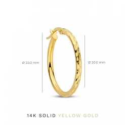 Isabel Bernard Cadeau d'Isabel 14 karaat gouden oorbellen set Fashion