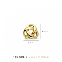 Isabel Bernard Cadeau d'Isabel 14 karaat gouden oorbellen set Best