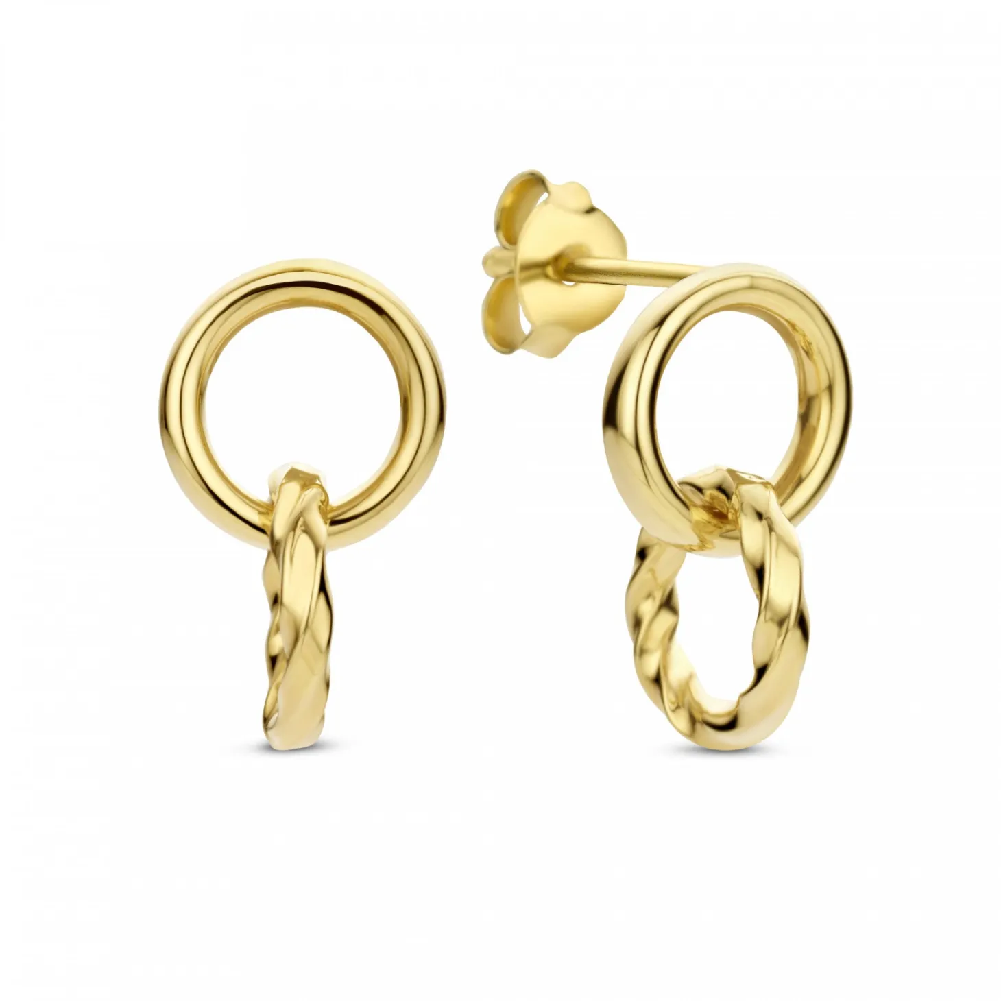 Isabel Bernard Cadeau d'Isabel 14 karaat gouden oorbellen set Best Sale