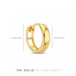 Isabel Bernard Cadeau d'Isabel 14 karaat gouden oorbellen set Fashion