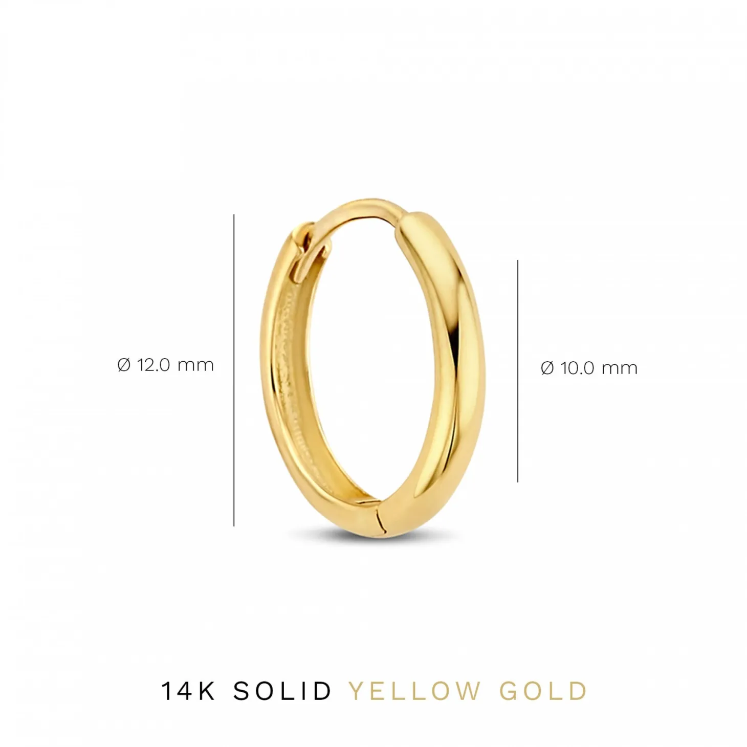 Isabel Bernard Cadeau d'Isabel 14 karaat gouden oorbellen set Fashion