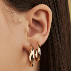 Isabel Bernard Cadeau d'Isabel 14 karaat gouden oorbellen set Best Sale