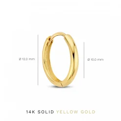 Isabel Bernard Cadeau d'Isabel 14 karaat gouden oorbellen set met zirkonia steentjes Best Sale