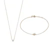 Isabel Bernard Cadeau d'Isabel 14 karaat rosé gouden collier en armband giftset Store