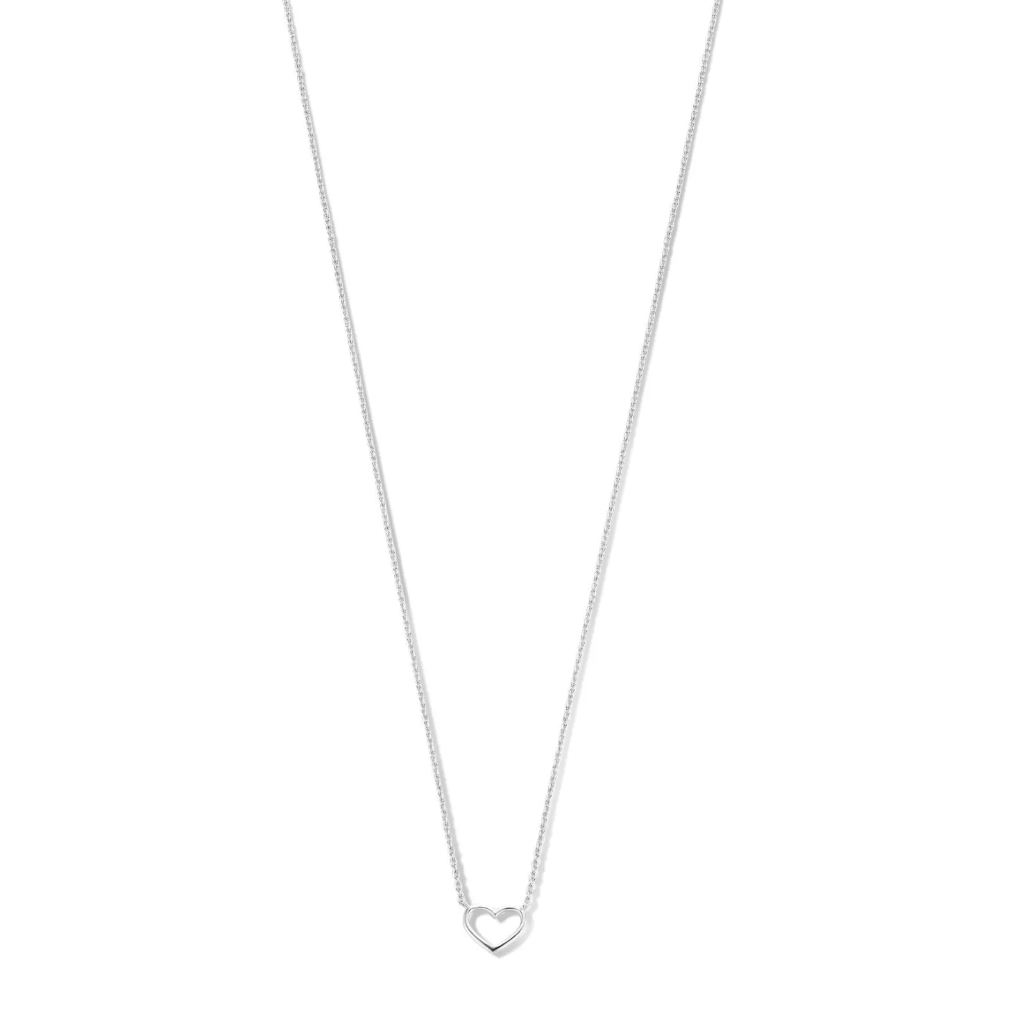 Isabel Bernard Cadeau d'Isabel 14 karaat witgouden collier en armband giftset met hartje Store
